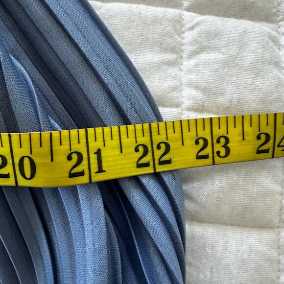 FISHERFIELD Womens Dress Blue Pleated Knee Length Preppy Capsule Spring 36 US S - Picture 12 of 13